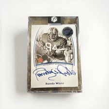 Press Pass 2007 Legends Randy White Saturday Signatures Autograph Football Card