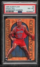 1995-96 Fleer Flair Hardwood Leader Grant Hill #8 PSA 8 HOF 5w7