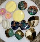Vintage Plastic Lucite Mixed Earring Lot!!! — photo 7