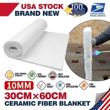 Ceramic Fiber Insulation Blanket High Density Insulation Pad for Fireplace, Kiln