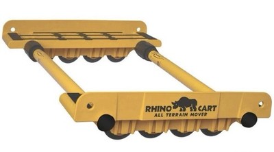 8 Wheels Cart All Terrain Moving Dolly Heavy Duty 1500lbs Handling Carrying Tool