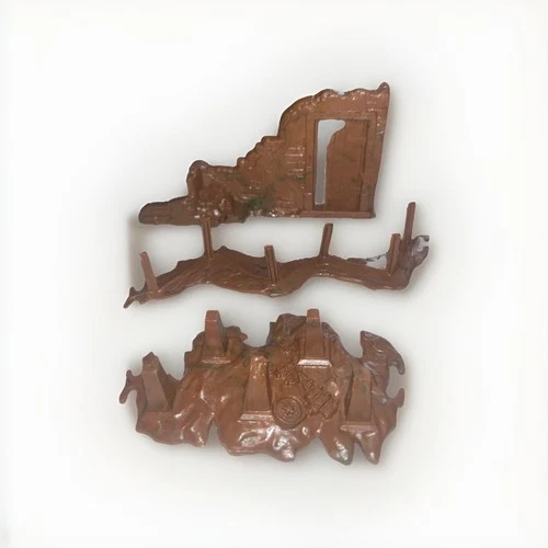 Vintage Marx WW2 Battleground play set - Terrain, Fortifications etc.