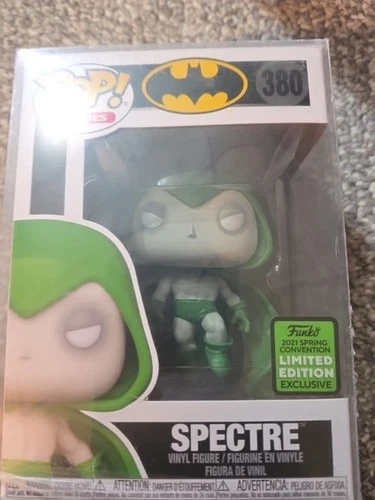 Funko Pop! #380 Spectre Batman DC Comics ECCC Shared Exclusive  W/ PROTECTOR