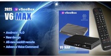 VSeeBox V6 Max Android 14 OS  8K 64GB Storage...