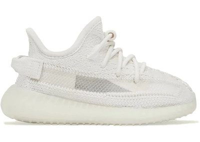 Size 9K - adidas Yeezy Boost 350 V2 Bone (Infants) ID4814 
