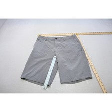 O'Neill Hybrid Shorts Mens 34 Gray Surf Golf Stretch Quick Dry Excellent