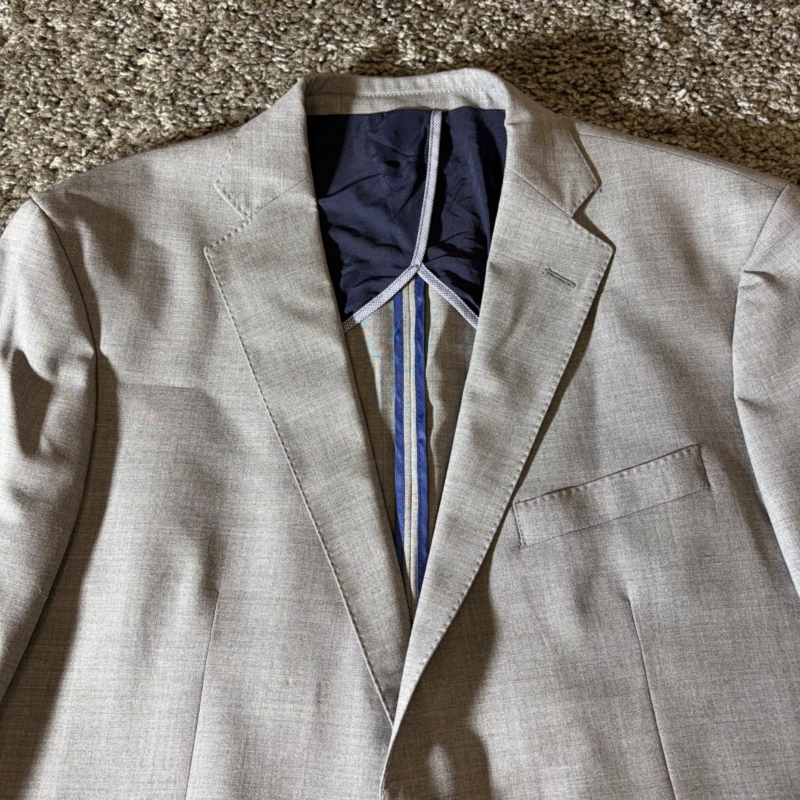 Cole Haan Suit Jacket Mens 48 Grand OS Unstructured Performa