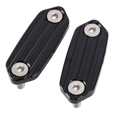 メロクロ ALUMINUM MIRROR BLOCK PLATES FOR KAWASAKI NINJA ZX6R ZX-6R ZX 636