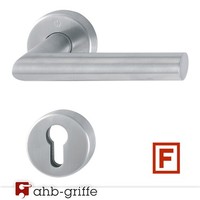 Hoppe Feuerschutzgarnitur Amsterdam Edelstahl FS-E1400/42H/42HS F69 TüRgriff