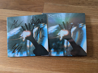 ARCHITECTS THE SKY THE EARTH AND ALL BETWEEN SIGNED /AUTOGRAPHED SIGNIERT