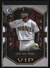 2025 Bowman Chrome Very Important Prospects Leo De Vries #VIP-14 Baseball Card