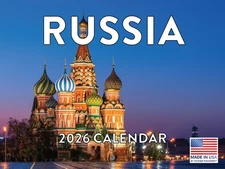 Russia Calendar 2026 Monthly Wall Calender 12 Month | American Made In The USA