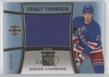 2015 Upper Deck Ultimate Collection Debut Threads /149 Oscar Lindberg #DT-OL 5tr