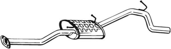 EndschalldäMpfer NachschalldäMpfer Bosal 283-455 FüR Alto Suzuki FF 6 RF410-image