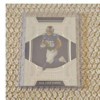 Panini 2021 National Treasures Saquon Barkley Giants Base #46 /99