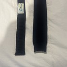 Tattersall Vintage Square End Neck Tie Black Knit