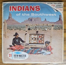 Vintage 1957 Indians of the Southwest View Master 3 Reel Set Book Packet B721