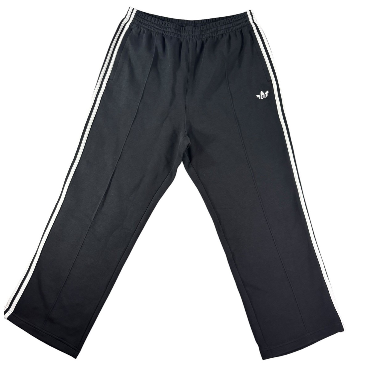 Adidas Originals Mens Spacer Drill Track Pants Black White Stripes
