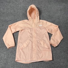 The North Face Jacket Youth Large 14-16 Pink DryVent Hooded Rain Waterproof