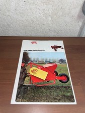 brochure prospekt PROSPECTUS BROYEUR VICON RIDDER tracteur-massey ferguson-ih