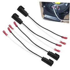 4PCS Car Speaker Wiring Harness, Car Front Rear Door Speaker Adapter Connector 