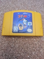 Earthworm Jim 3D Nintendo 64 N64 1999 Game Cartridge Untested