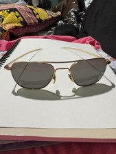 1970's VTG American Optical Aviator Pilot 1/10 12k GF Sunglasses 52-20-140