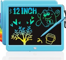 12 Inch LCD Writing Tablet for Kids, Coloring Drawing Pad, Mess Free Doodle B...