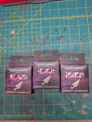 Warhammer 40K Emperors Children Dice New In Box