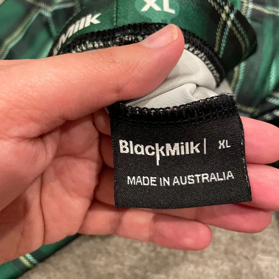 Blackmilk Leggings Womens XL Green Tartan Plaid Scottish Irish Stretch Skinny - Image 4 of 4