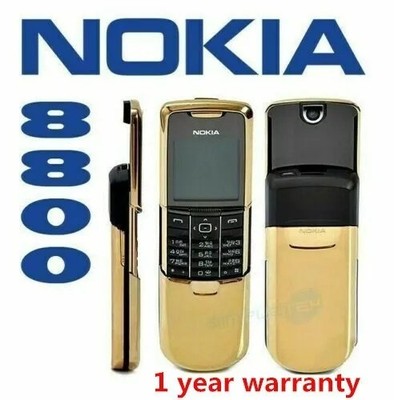 Nokia 8800  2G GSM Tri-band Unlocked Classic 3 Colors Bluetooth MP3 Mobile Phone