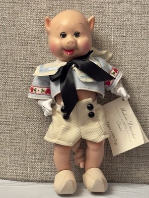 Vintage Madame Alexander Three Little Pigs Dolls Lot Of 3 12