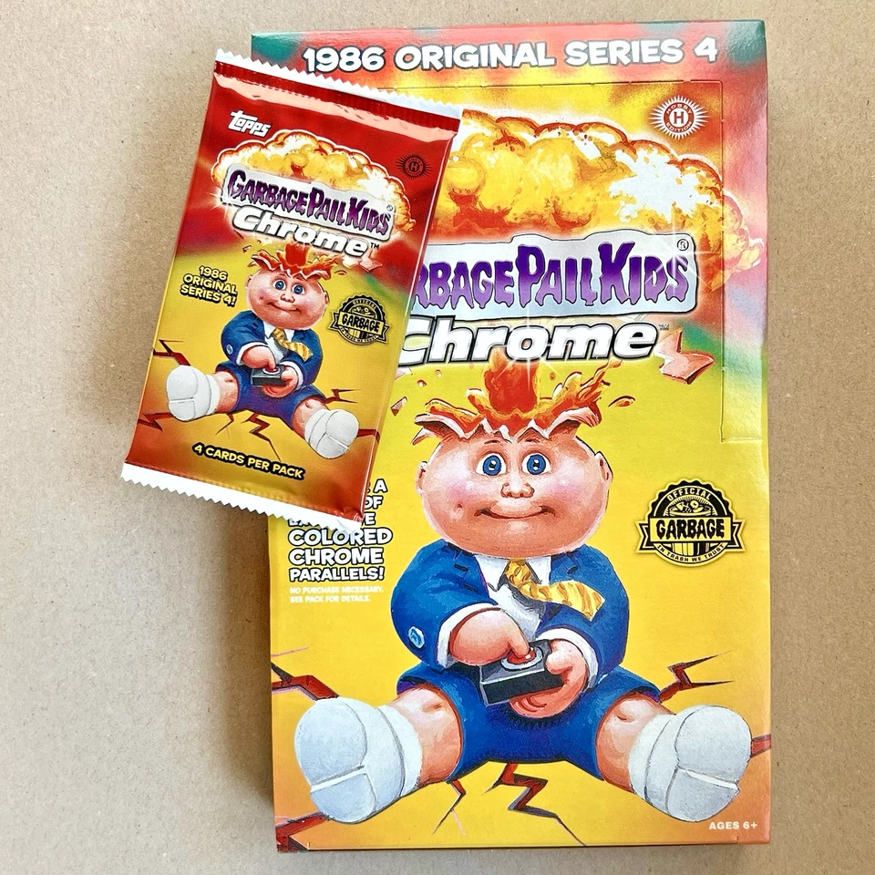 Garbage Pail Kids Chrome (2021) Trading Cards Booster Topps 1986 Series 4 - Bild 4 von 4