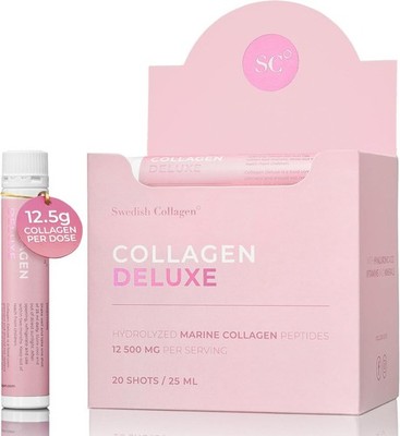 Swedish Collagen  Collagen Deluxe - Marine Collagen Shots 12.500mg - 20 x 25ml S