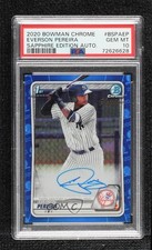 2020 Bowman Chrome Sapphire Edition Prospect Everson Pereira PSA 10 Auto 16to
