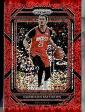 2022-23 PRIZM RED SPARKLE 188 Garrison Mathews Houston Rockets