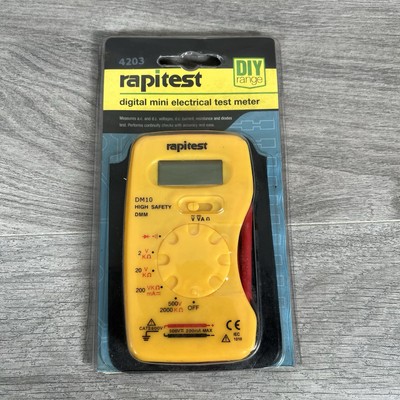 Rapitest Digital Mini Multimeter Spannung Strom Widerstand Dioden Prüfgerät