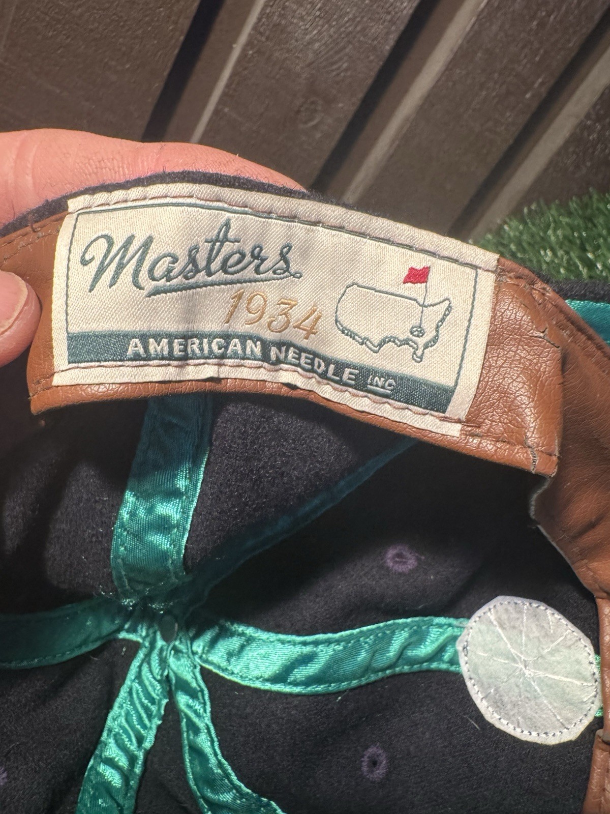 Rare VTG Masters 1934 Collection Wool Blend StrapBack Hat image 8