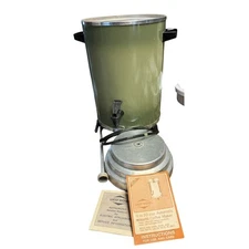 Avocado Green VTG 30 Cup West Bend Percolator Coffee Maker Pot 23525 WORKS READ