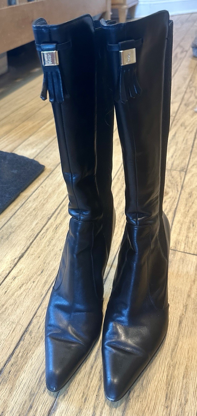 SAINT LAURENT Stivaletti Yves St Laurent "Iris" neri