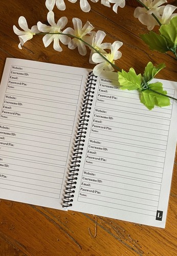 ADRESSBUCH und PASSWORTBUCH Konvolut Geschenkset kostenlose Personalisierung - Bild 4 von 6