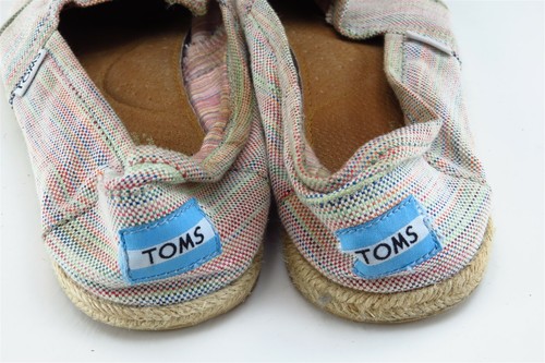 Toms Women Sz 8.5 M Multicolor Espadrilles Fabric Shoes - Picture 5 of 7