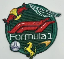 F1 Ultimate LOGO PATCH  Mercedes Ferrari FORMULA ONE RACING Iron on PATCH 3.5”