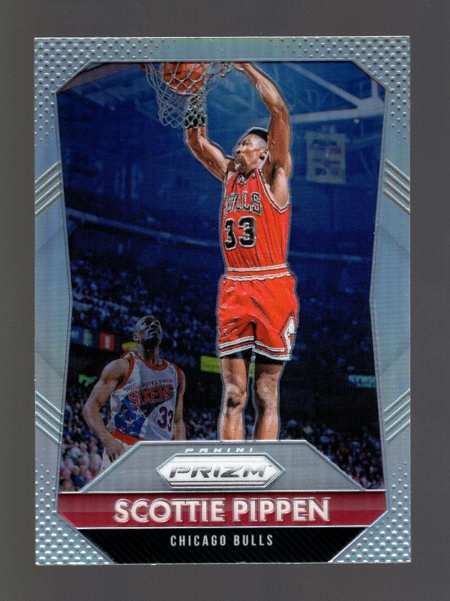 2015-16 PRIZM SILVER #242 SCOTTIE PIPPEN CHICAGO BULLS 3A