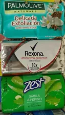 3 BATH SOAPS ZEST, PALMOLIVE, REXONA 3 DIFFERENT SCENTS / JABONES DE TOCADOR 🧼