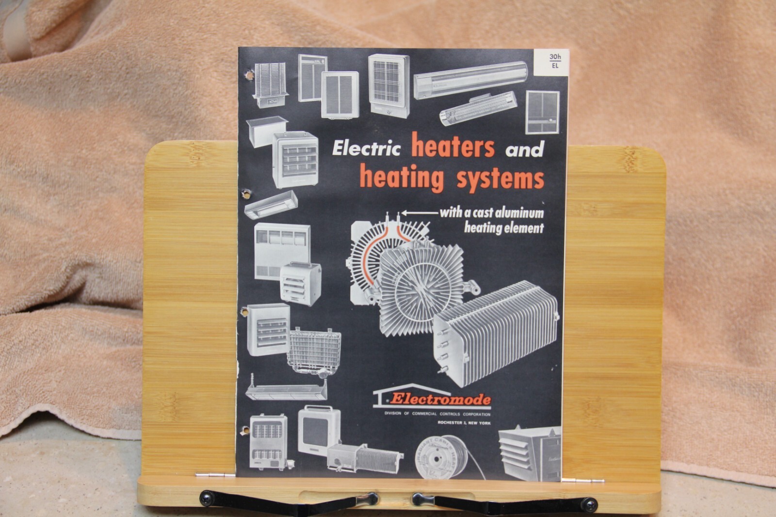 Electromode Electric Heaters systems Brochure 8pg vintage baseboard ...