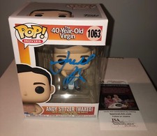 Judd Apatow 40 Year Old Virgin Director Andy Stitzer Waxed 1063 Signed Funko JSA