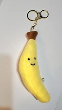 Amazon Fresh Banana Plush Keychain Backpack Clip Promo