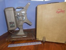 Vintage Keystone Brightbeam K-70 Projector w Case 8mm, Motor turns on, Untested