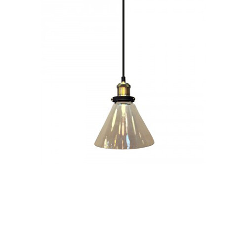 Portalampada E27 con Vetro Diam 180 - Lampadario Professionale